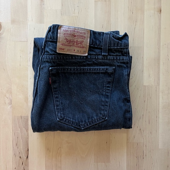 Levi's Denim - Vintage Faded Black 550 Levi’s
